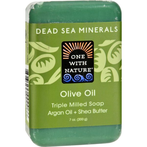 One With Nature Dead Sea Mineral Olive Oil Soap - 7 Oz For Discount