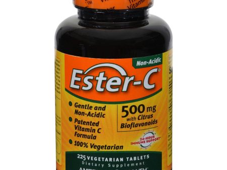 American Health Ester-c With Citrus Bioflavonoids - 500 Mg - 225 Vegetarian Tablets Discount