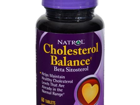 Natrol Cholesterol Balance Beta Sitosterol - 60 Tablets Hot on Sale