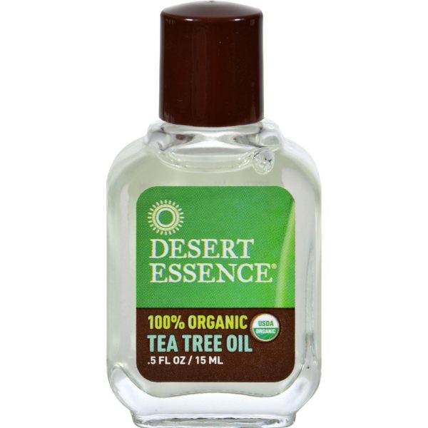 Desert Essence Tea Tree Oil - 0.5 Fl Oz Online Hot Sale