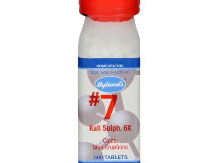 Hyland s No.7 Kali Sulph. 6x - 1 G - 500 Tablets Fashion