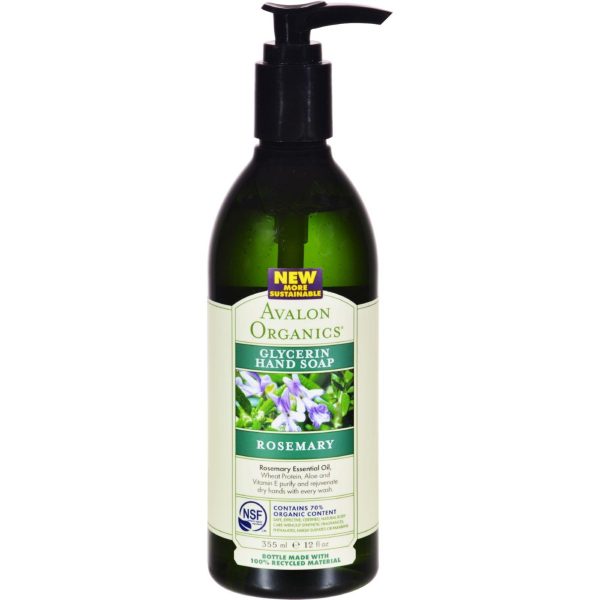 Avalon Organics Glycerin Liquid Hand Soap Rosemary - 12 Fl Oz Online