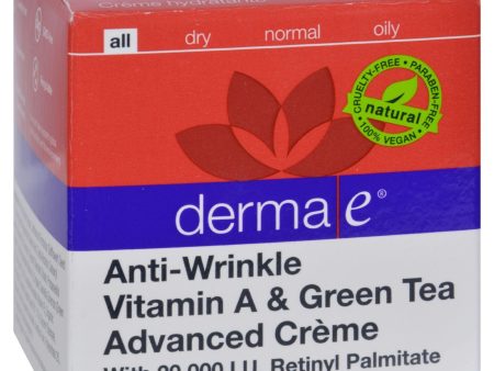 Derma E Retinol Vitamin A And Green Tea Wrinkle Treatment Creme - 2 Oz Cheap