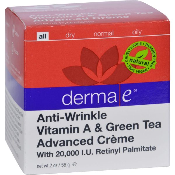 Derma E Retinol Vitamin A And Green Tea Wrinkle Treatment Creme - 2 Oz Cheap