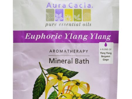 Aura Cacia Aromatherapy Mineral Bath Euphoria - 2.5 Oz - Case Of 6 For Discount