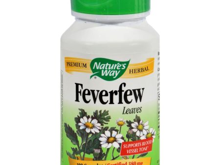 Nature s Way Feverfew Leaves - 100 Capsules For Cheap