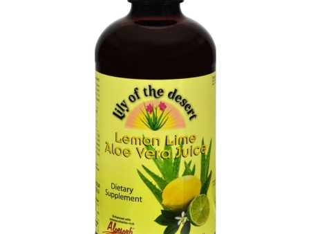 Lily Of The Desert Aloe Vera Juice Lemon Lime - 32 Fl Oz Supply