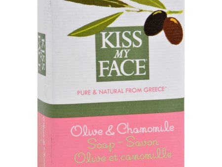 Kiss My Face Bar Soap Olive And Chamomile - 8 Oz Online Sale