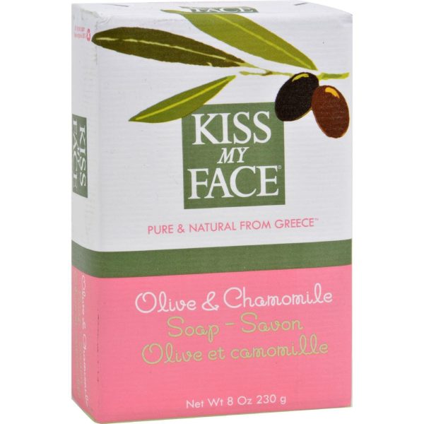 Kiss My Face Bar Soap Olive And Chamomile - 8 Oz Online Sale