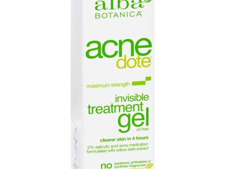 Alba Botanica Natural Acnedote Invisible Treatment Gel - 0.5 Oz Online