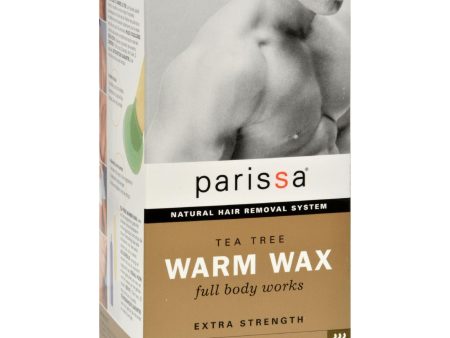 Parissa Tea Tree Men Warm Wax - 4 Oz Fashion