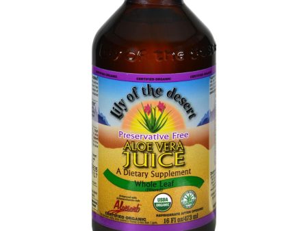 Lily Of The Desert Aloe Vera Juice Whole Leaf - 16 Fl Oz Supply