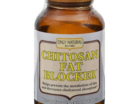 Only Natural Chitosan Fat Blocker - 1075 Mg - 90 Tablets Online now