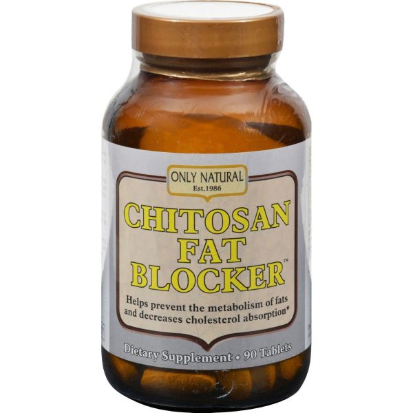 Only Natural Chitosan Fat Blocker - 1075 Mg - 90 Tablets Online now