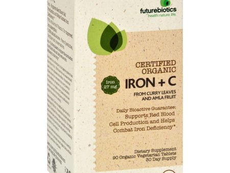 Futurebiotics Iron + C - Organic - 90 Tablets Cheap