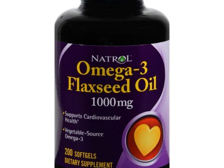 Natrol Flax Seed Oil - 200 Softgels Discount