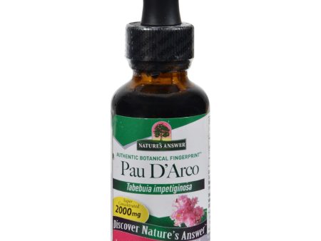 Nature s Answer Pau D  Arco Inner Bark - 1 Fl Oz Fashion