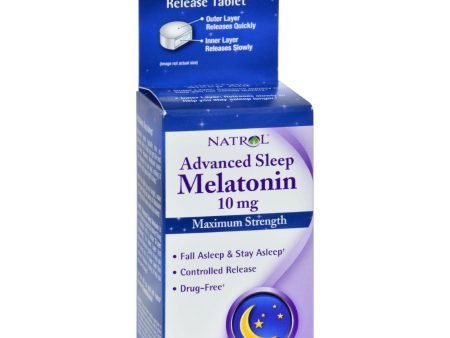 Natrol Advanced Sleep Melatonin - 10 Mg - 60 Tablets Online