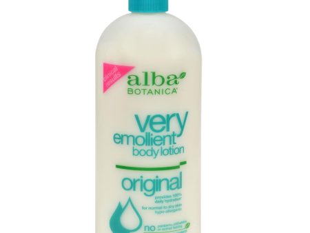 Alba Botanica Very Emollient Body Lotion Original - 32 Fl Oz Hot on Sale