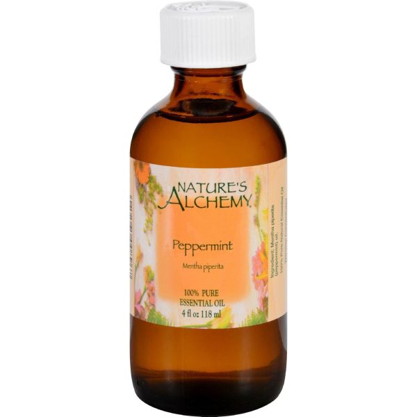 Nature s Alchemy Essential Oil - 100 Percent Pure - Peppermint - 4 Fl Oz Online now