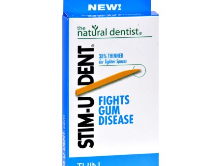 Natural Dentist Stim-u-dent Thin Plaque Removers Mint - Case Of 6 - 4 Packs Cheap