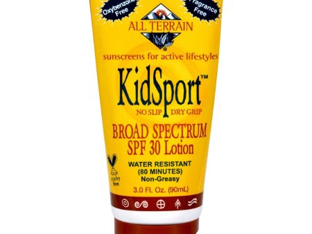 All Terrain Kid Sport Performance Sunscreen Spf 30 - 3 Fl Oz Supply