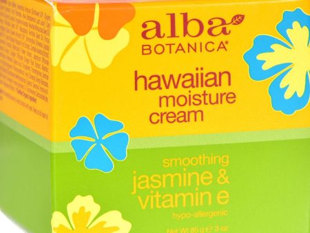 Alba Botanica Hawaiian Moisture Cream Jasmine And Vitamin E - 3 Oz Supply