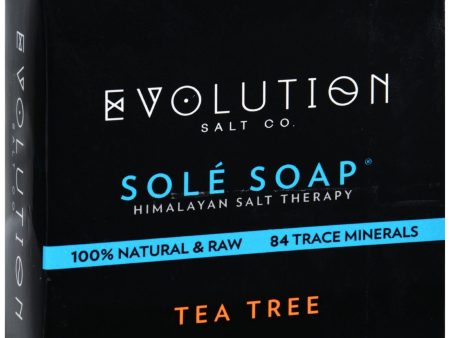 Evolution Salt Bath Soap - Sole - Tea Tree - 4.5 Oz Online