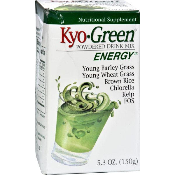 Kyolic Kyo-green Energy Powdered Drink Mix - 5.3 Oz Hot on Sale