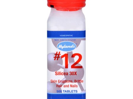 Hyland s #12 Silicea 30x - 500 Tablets Discount