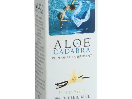 Aloe Cadabra Natural Organic Personal Lubricant - Tahitian Vanilla - 2.5 Oz Cheap