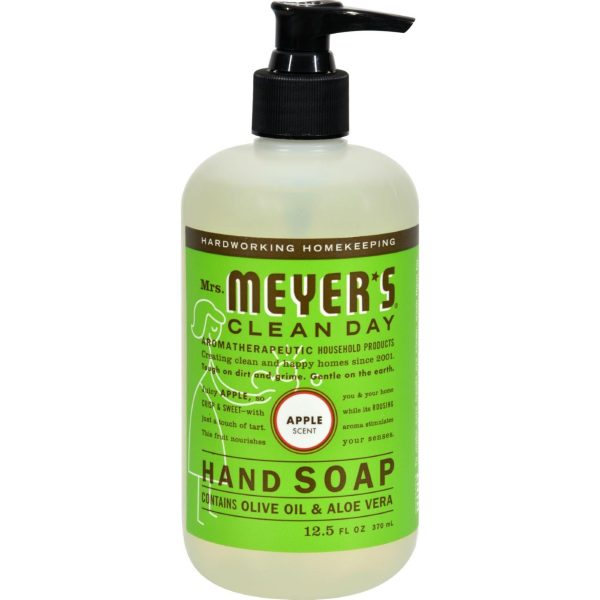 Mrs. Meyer s Liquid Hand Soap - Apple - Case Of 6 - 12.5 Oz Sale