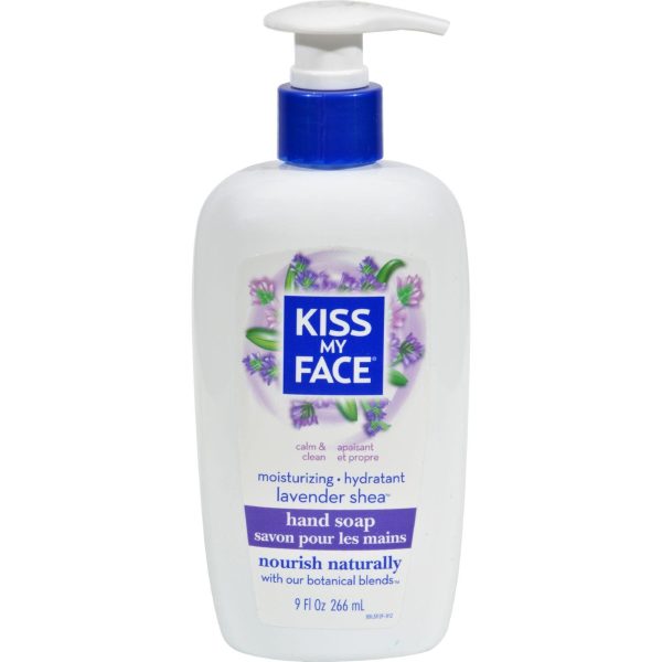 Kiss My Face Moisture Hand Soap - Lavender Shea - 9 Oz For Cheap