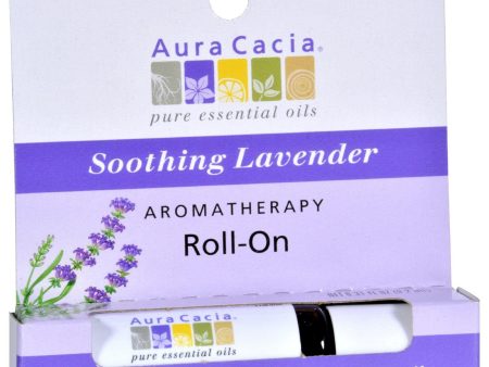 Aura Cacia Soothing Stick Lavender - 0.29 Fl Oz - Case Of 6 For Sale