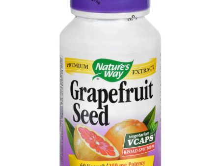 Nature s Way Grapefruit Seed Standardized - 60 Vegetarian Capsules Sale