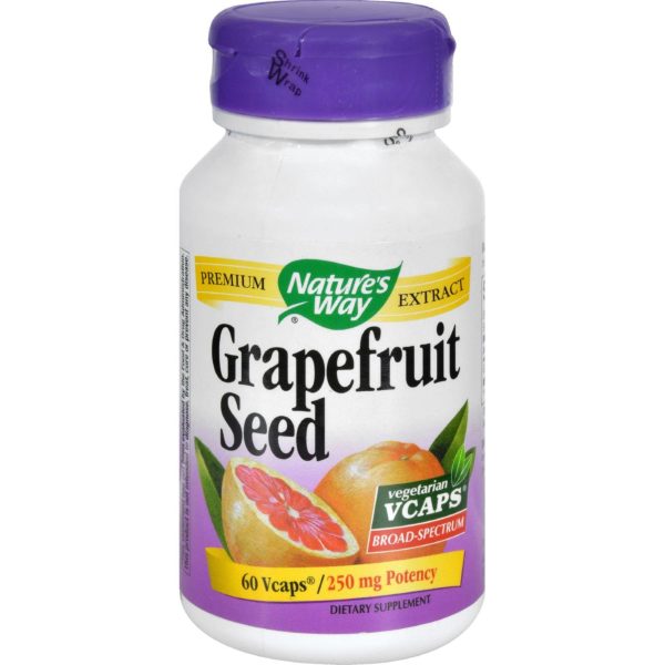 Nature s Way Grapefruit Seed Standardized - 60 Vegetarian Capsules Sale