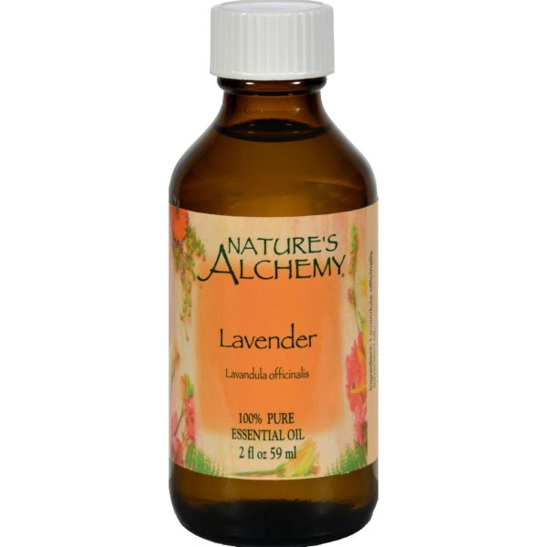 Nature s Alchemy 100% Pure Essential Oil Lavender - 2 Fl Oz Hot on Sale