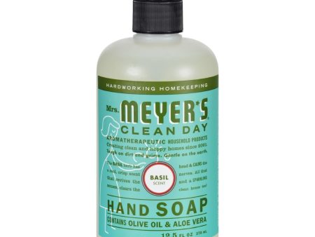 Mrs. Meyer s Liquid Hand Soap - Basil - 12.5 Oz For Cheap