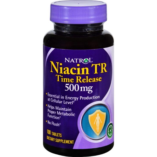 Natrol Niacin Tr - 500 Mg - 100 Tablets Online now