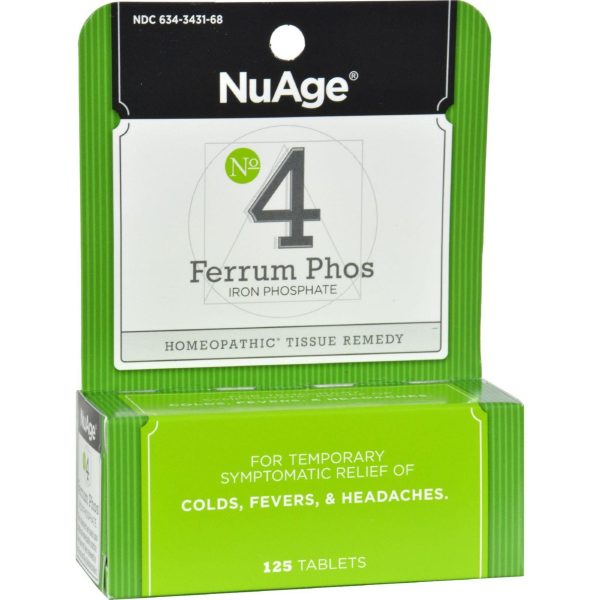 Hyland s Nuage No.4 Ferrum Phos - 125 Tablets Fashion