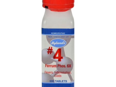 Hyland s No 4 Ferrum Phos 6x - 1 G - 500 Tablets Supply