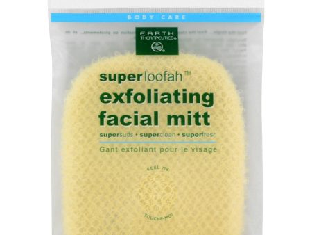 Earth Therapeutics Loofah - Super - Exfoliating - Facial Mitt - 1 Count Cheap