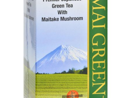 Mushroom Wisdom Mai Green Tea - 20 Tea Bags Online now