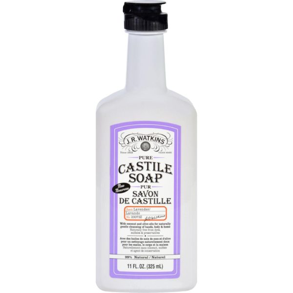 J.r. Watkins Hand Soap - Castile - Liquid - Lavender - 11 Oz Sale