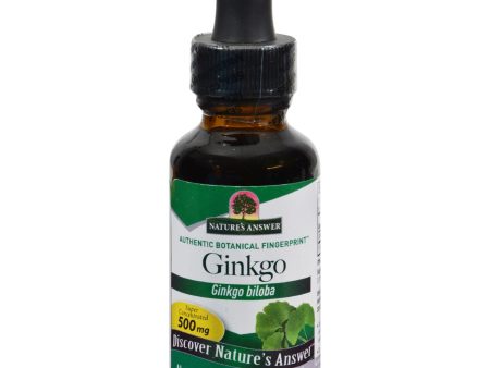 Nature s Answer Ginkgo Leaf Alcohol Free - 1 Fl Oz Sale