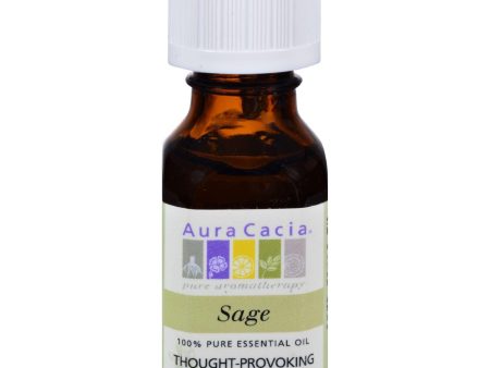 Aura Cacia Essential Oil Sage - 0.5 Fl Oz Online