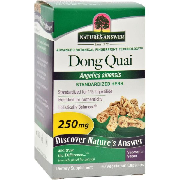 Nature s Answer Dong Quai Root Extract - 60 Vegetarian Capsules Discount