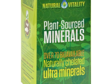 Natural Vitality Plant Sourced Minerals - 60 Vegan Capsules Online