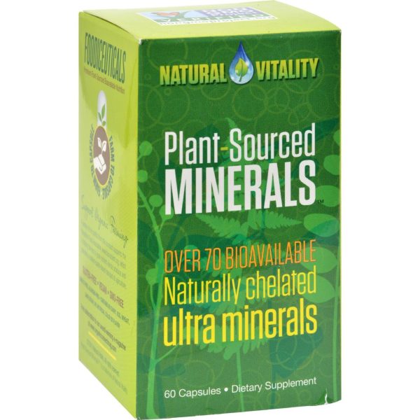 Natural Vitality Plant Sourced Minerals - 60 Vegan Capsules Online