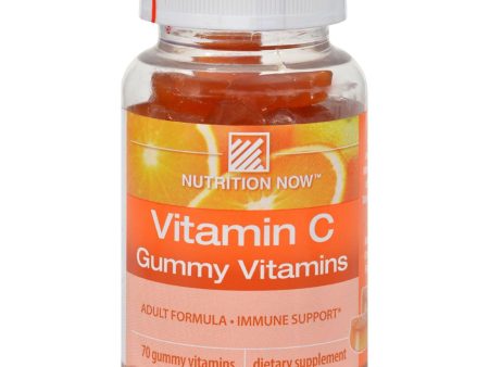 Nutrition Now Vitamin C Adult Gummy Vitamins Orange - 70 Gummies Cheap